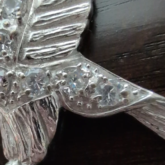 925 Sterling Silver Eagle Pendant - Picture 5 of 8